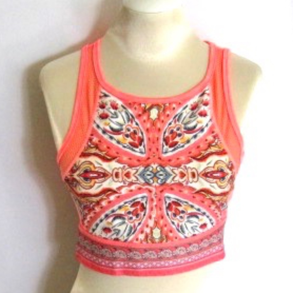 NANETTE LEPORE Play Carousel Sports Bra Crop Top